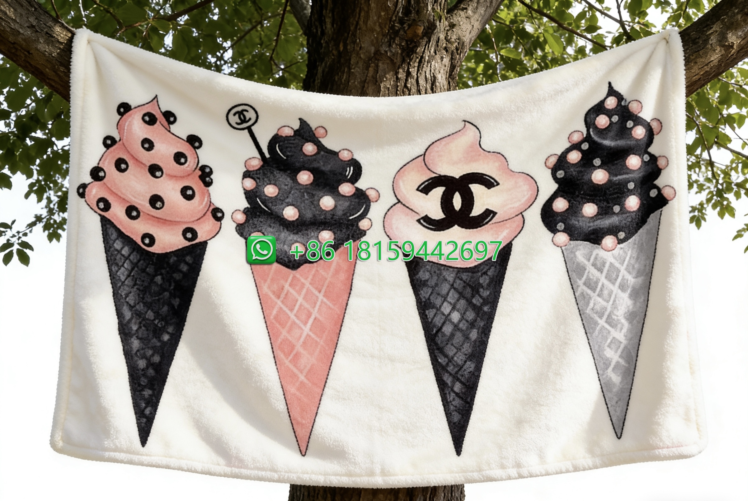 Chanel Throw Blankets